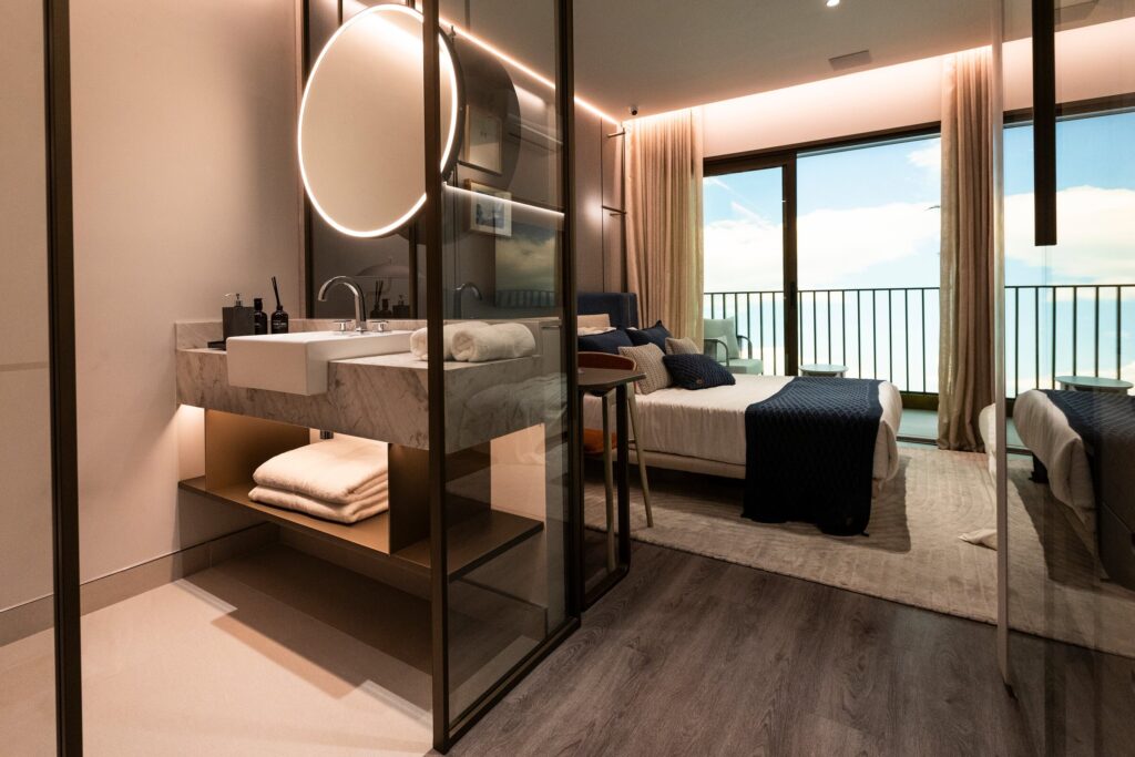 Apartamento decorado Lange 26m² - Lago Engenharia