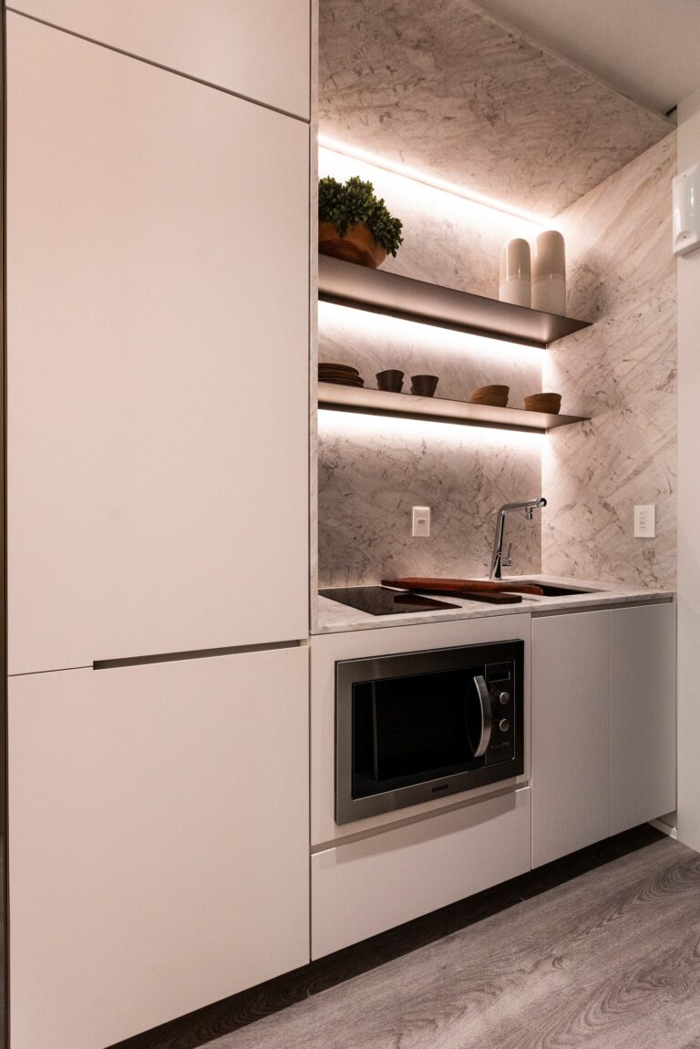 Apartamento decorado Lange 26m² - Lago Engenharia