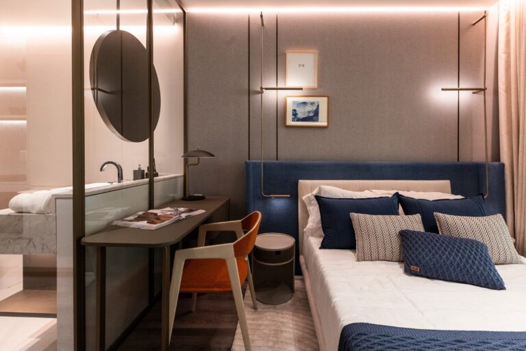 Apartamento decorado Lange 26m² - Lago Engenharia