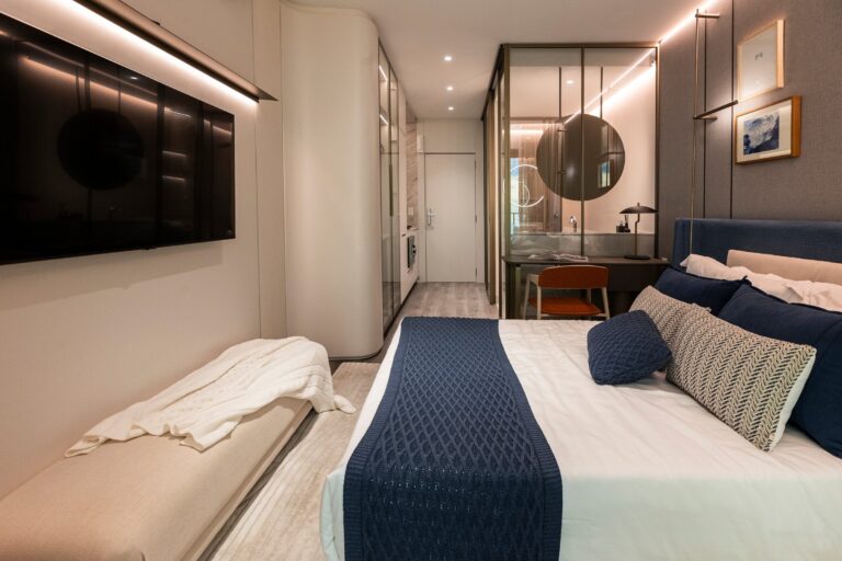 Apartamento decorado Lange 26m² - Lago Engenharia