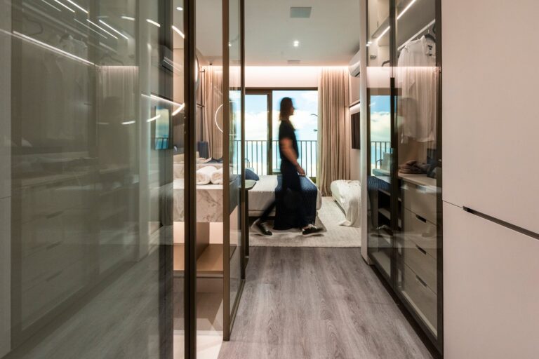 Apartamento decorado Lange 26m² - Lago Engenharia