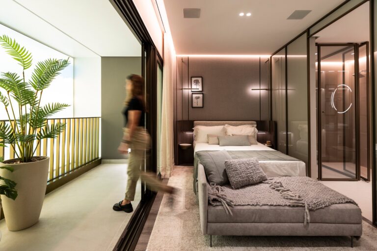 Apartamento decorado Lange 34m² - Lago Engenharia