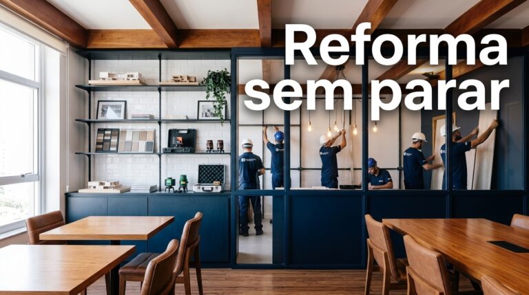 Como planejar a reforma de um ambiente comercial sem parar a operação